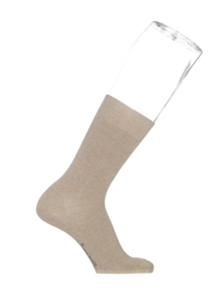 Bonnie Doon Taupe Heather Sock Heren