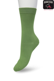 Bonnie Doon Cotton Sock Loden Forest Dames