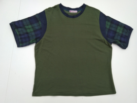 Blauw groen shirt, mt. XL