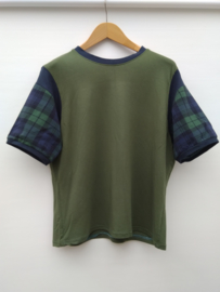 Blauw groen shirt, mt. XL