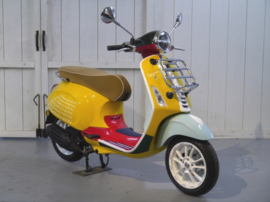 Zadel / buddyseat (Wotherspoon) met witte bies - OEM - Vespa Primavera / Sprint 125-150 cc