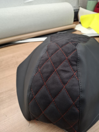 Aerox ruit motief 2 alcantara