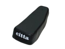 Buddyseat Gilera Citta - origineel product - zwart met witte letters
