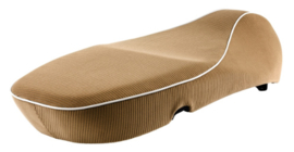 Zadel / buddyseat (Wotherspoon) met witte bies - OEM - Vespa Primavera / Sprint 125-150 cc