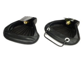 Zadel vóór en achter -  Vespa PX largeframe - zwart