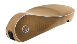 Zadel / buddyseat (Wotherspoon) met witte bies - OEM - Vespa Primavera / Sprint 125-150 cc