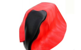 Buddydek Yamaha Aerox - WAVE - rood met zwart