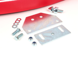 Zadel Fastback 2.0 - rood met witte bies