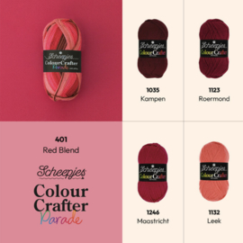 Scheepjes Colour crafter parade 401 Red blend