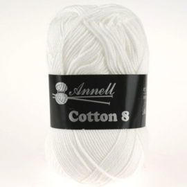 Coton 8 kleurnummer 043 wit