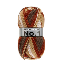 No 1 Multi color bruin 100 gram