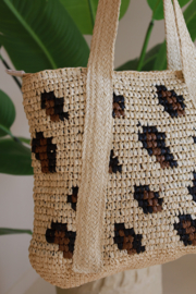 RIETEN PANTER TAS LARGE
