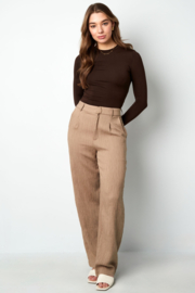 EVERYDAY BROWN LONGSLEEVE