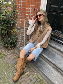 CREME CHARLIE LACE TOP