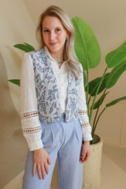 FLOWER BRODERIE GILET