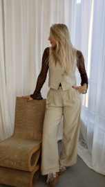 BEIGE LEAH GILET