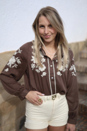 ELLA EMBROIDERY BLOUSE