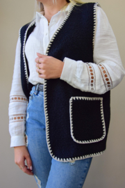 LUNA GILET BLACK
