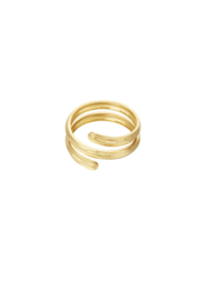 GEDRAAIDE ADORE RING