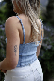 MAYA DENIM TOP