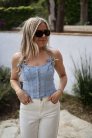 MAYA DENIM TOP
