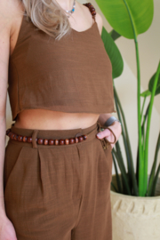 BOHEMIAN CHIC TWO PIECE BROWN