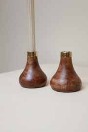 HOUTEN KANDELAAR