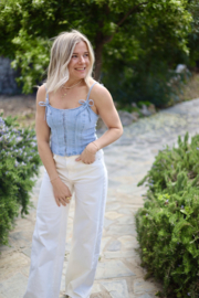 MAYA DENIM TOP