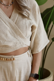 SALTY WRAP TOP