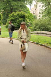 GREEN CROPPED BLAZER