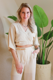 SALTY WRAP TOP