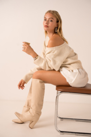 NOÉ OFF SHOULDER TRUI