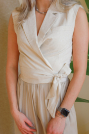 LINNEN WIKKEL GILET