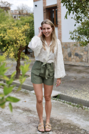 ARMY GREEN BROEKJE