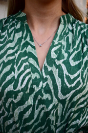 GREEN ZEBRA DRESS