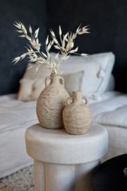 BEIGE KERAMIEKEN VAZEN SET