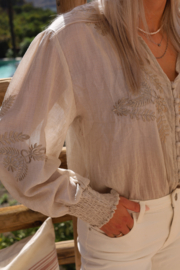 GOLDEN DETAIL BLOUSE