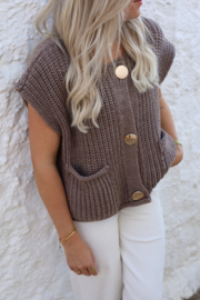 OVERSIZED KNIT SPENCER