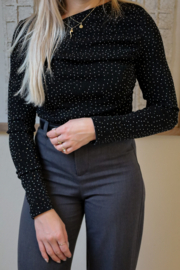 ASYMMETRIC SPARKLE TOP