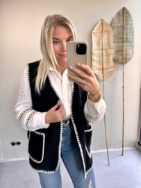 LUNA GILET BLACK