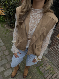 KÉLIE SUEDE GILET