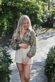 BEAU BOHO WRAP TOP