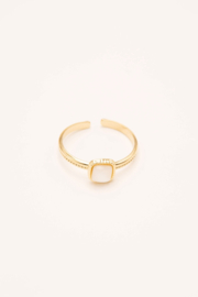 BOHM PARIS KALYS RING WHITE