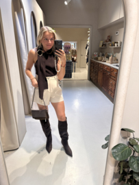 BROWN LUNA TOP
