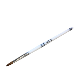 Acrylpenseel Kolinski - white marble