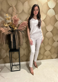 Maicazz Seran topje taupe jeans