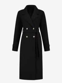 Nikkie Elgin Trench Coat Black