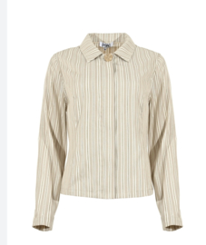 Zizo Narelle jacket sand gold stripe