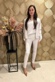 Maicazz Seran topje taupe jeans
