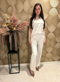 Maicazz  Selena topje  off white